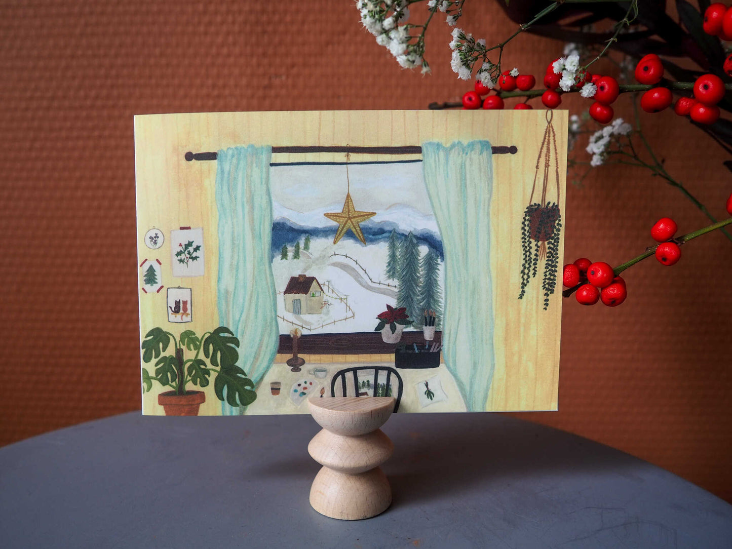 Kerstkaart | an arty Christmas - Lifebetweenplants