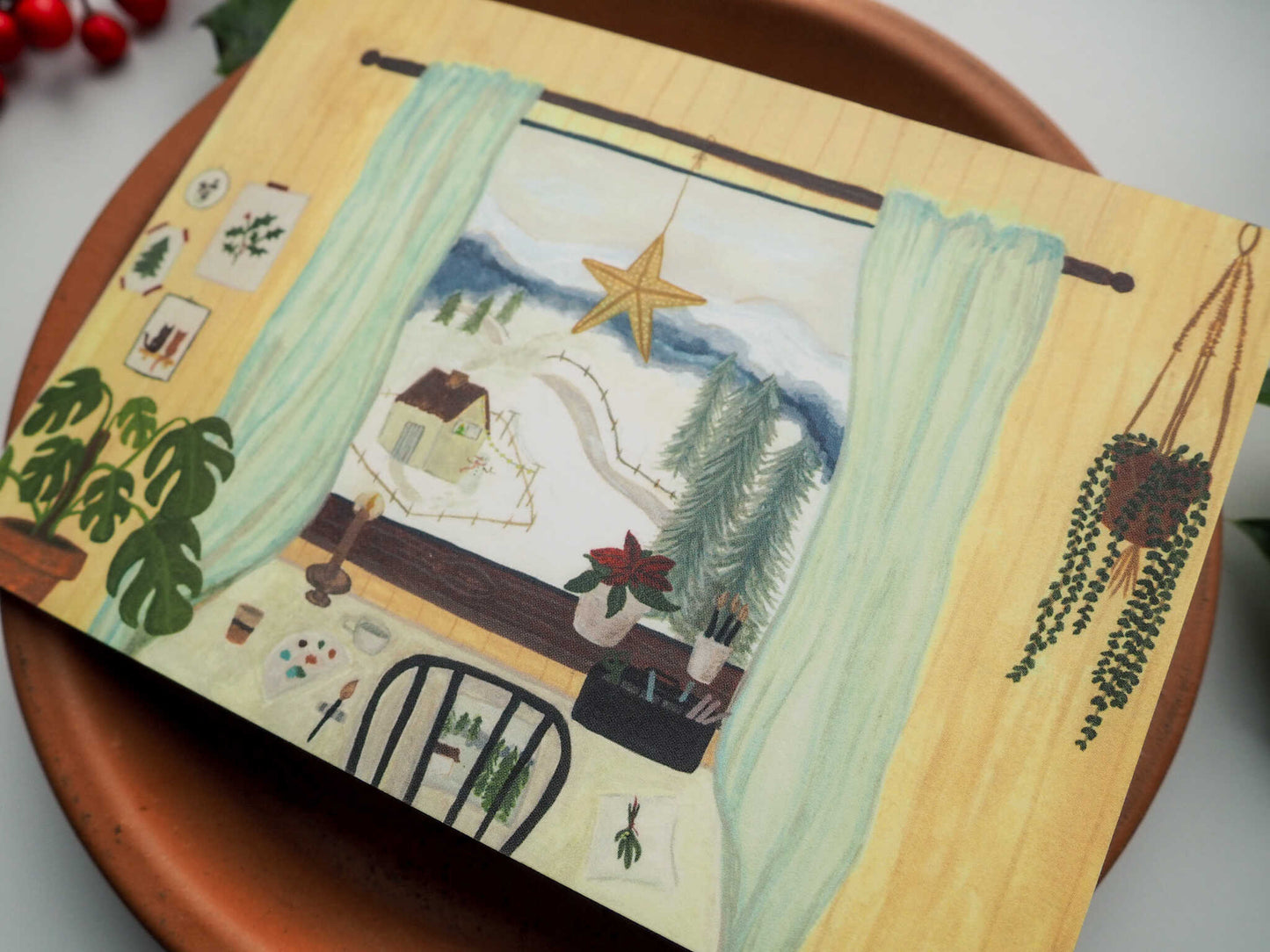 Kerstkaart | an arty Christmas - Lifebetweenplants