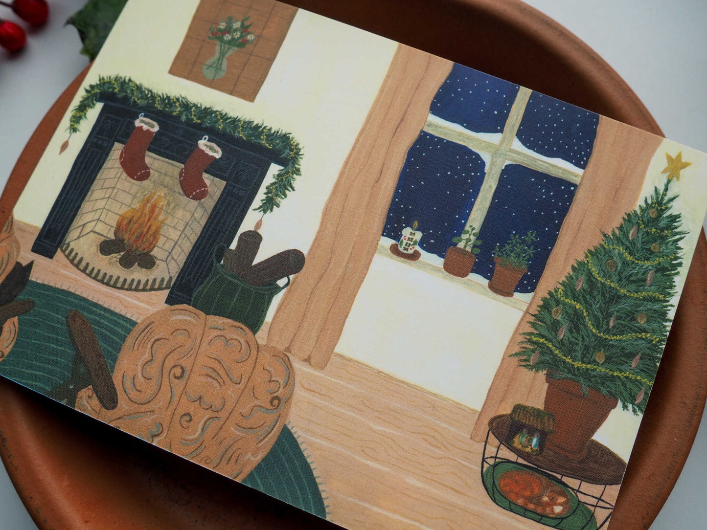 Kerstkaart | a cosy Christmas - Lifebetweenplants