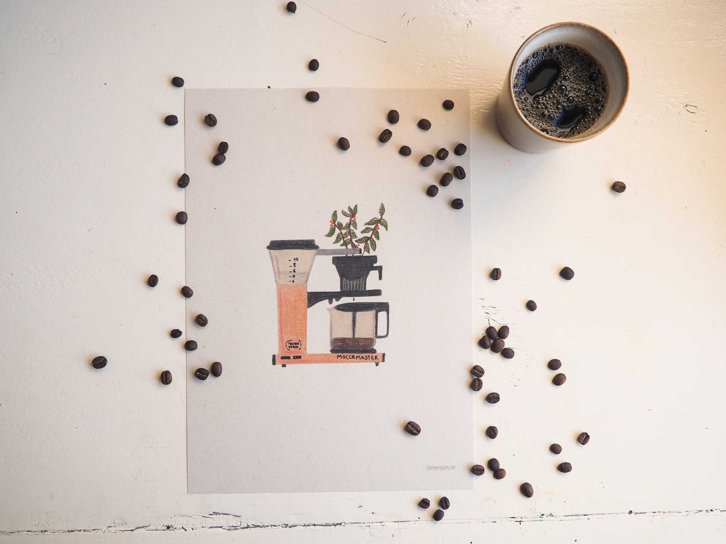 Poster koffie - Lifebetweenplants