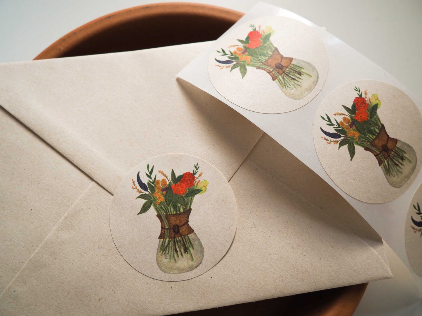 Sticker | Chemex met bloemen