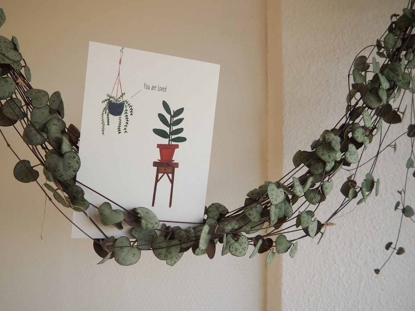 Wenskaart | You are loved - Lifebetweenplants