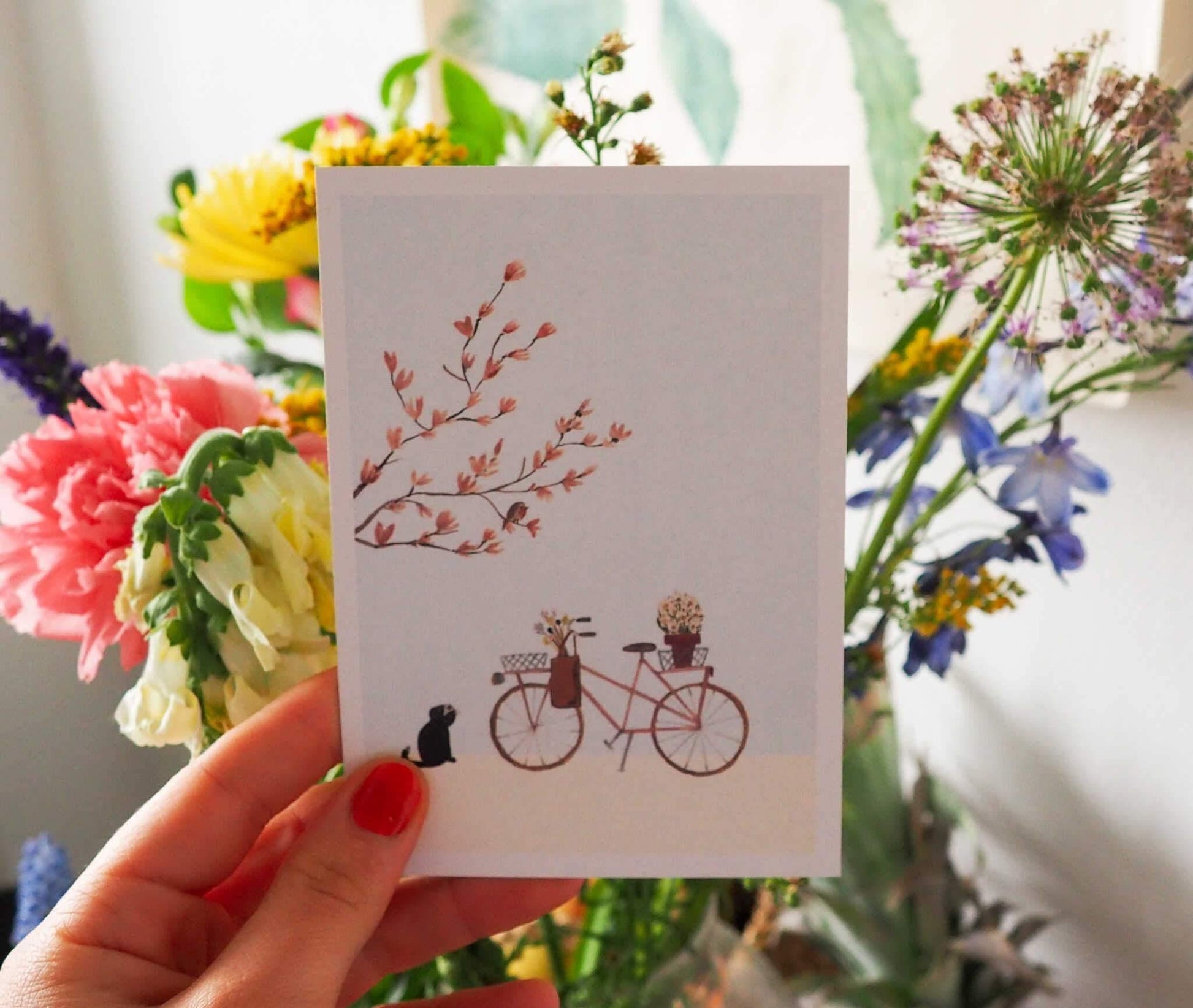 Lentekaartje | Lente moment bloesem - Lifebetweenplants