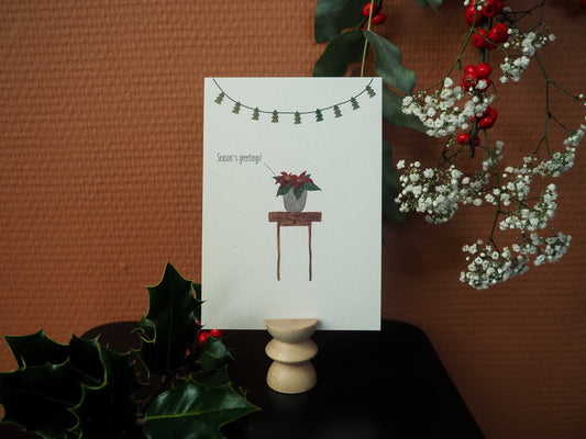 Kerstkaart | Season's greetings! - Lifebetweenplants