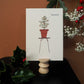 Kerstkaart | Vrolijk kerstfeest! - Lifebetweenplants