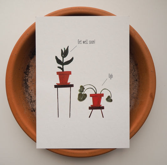 Wenskaart | Get well soon! - Lifebetweenplants